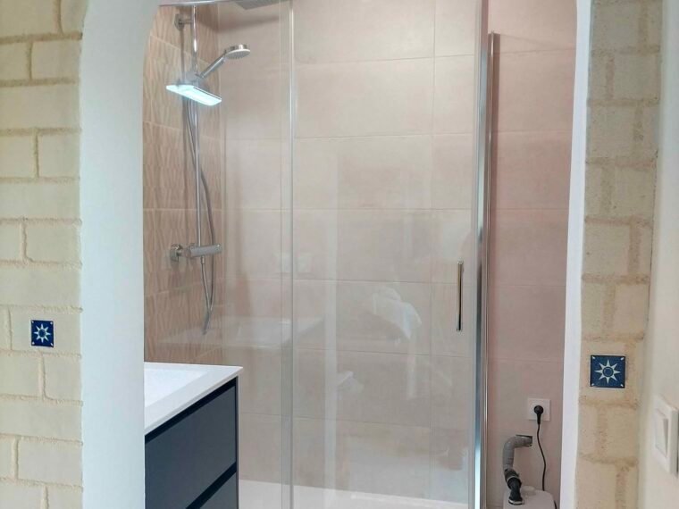 Réalisation SM PLOMBERIE — rénovation de salle de bain