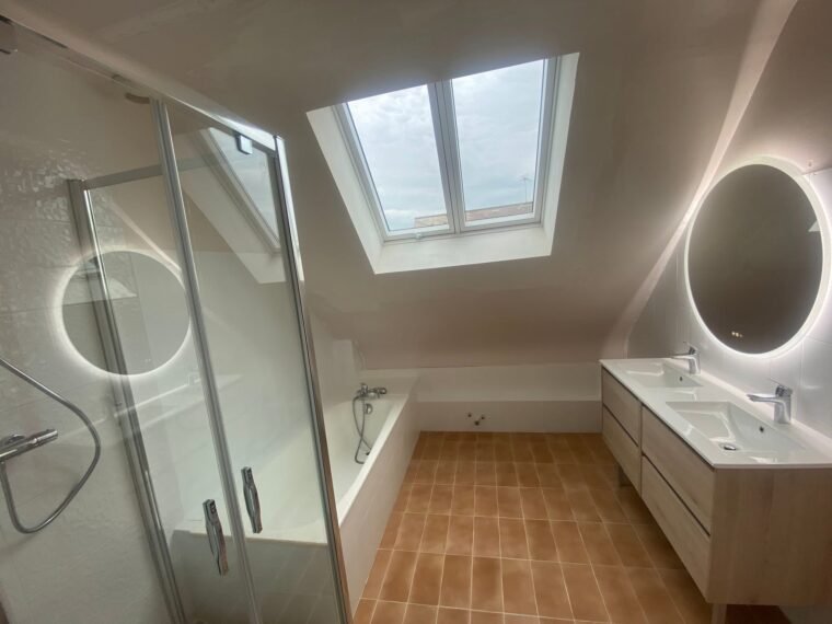 Réalisation SM PLOMBERIE — rénovation de salle de bain